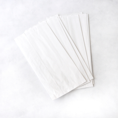 White paper bag / 15x32 (100 pcs) - 2