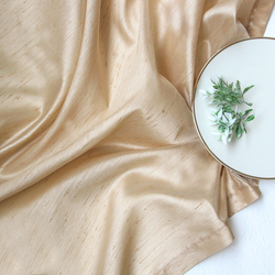 Cappuccino stain resistant Ottoman silk tablecloth / 140x140 cm - Bimotif