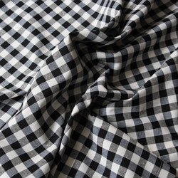 Black and white checkered tablecloth / 140x140 cm - Bimotif (1)
