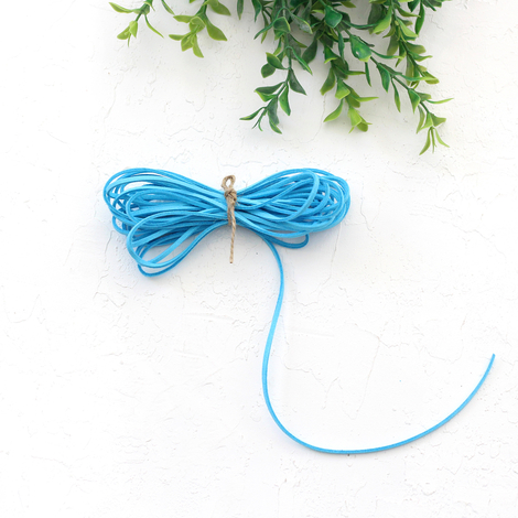 Blue suede rope, 3 mm / 5 metres - Bimotif