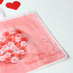 Valentine's day heart printed bag, 34x45x10.5 cm / 20 pcs - 2