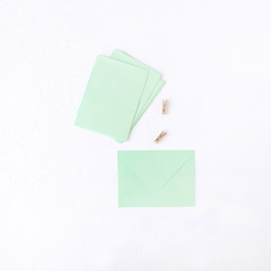 Water green standard envelope, 13x18 cm / 50 pcs - Bimotif