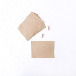 Kraft standard envelope, 13x18 cm / 50 pcs - Bimotif