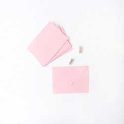 Light pink standard envelope, 13x18 cm / 50 pcs - Bimotif