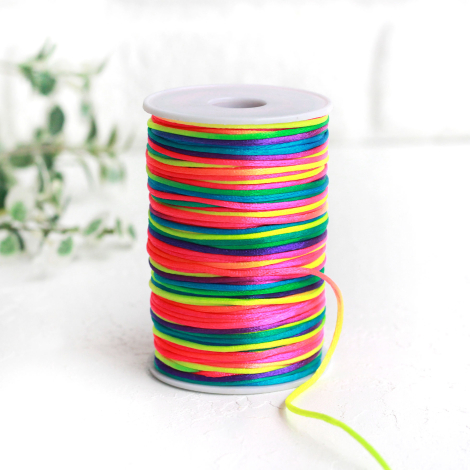 Colorful Flush rope (rat tail), 2 mm / 5 metres - Bimotif