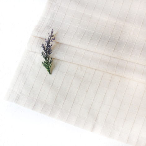 Check pattern Buldan cloth fabric runner / 45x180 cm - Bimotif