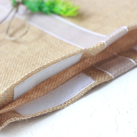 Velcro gift pack with white ribbon, 30x30 cm / 2 pcs - Bimotif (1)