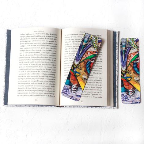 Bookends, pattern / 2 pcs - Bimotif