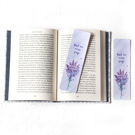 Bookends, lilac flower / 2 pcs - Bimotif