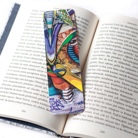 Abstract themed bookmark set / 2 pcs - Bimotif (1)