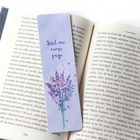 Flower themed bookmark set / 5 pcs - Bimotif (1)