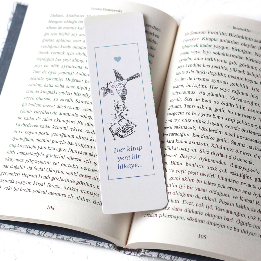 Books themed bookmark set / 3 pcs - 3