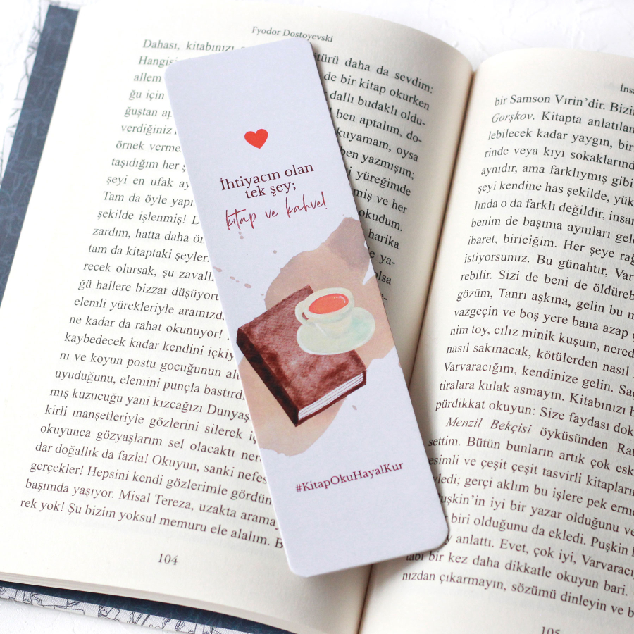 Books themed bookmark set / 3 pcs - 4