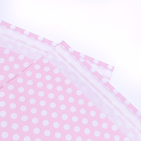 Pink and white polka dot gift pack, 25x30 cm / 5 pcs - Bimotif (1)