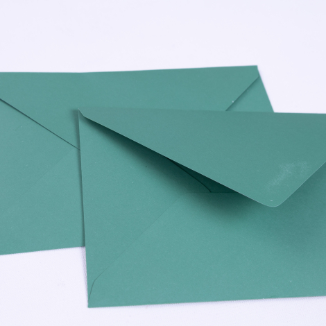 Green postcard envelope, 10.5x15.5 cm / 10 pcs - Bimotif (1)