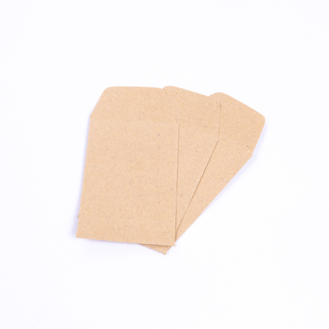 Kraft seed envelope, 5.5x9 cm / 5 pcs - Bimotif (1)