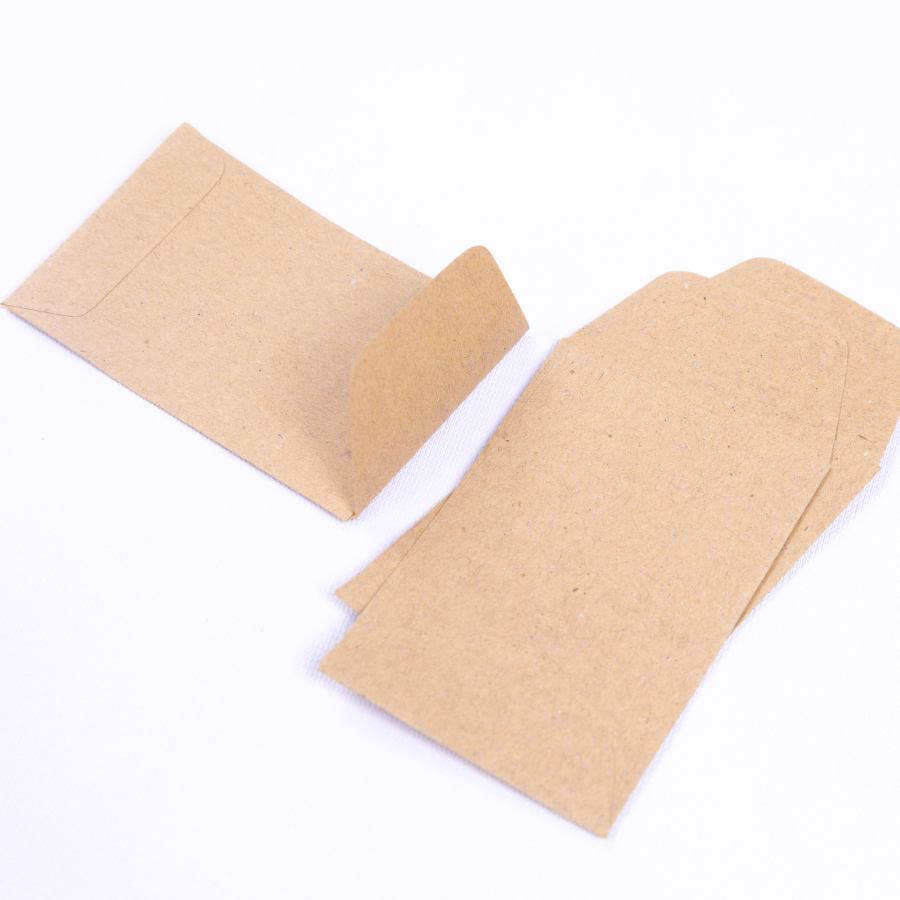 Kraft seed envelope, 5.5x9 cm / 5 pcs - 1