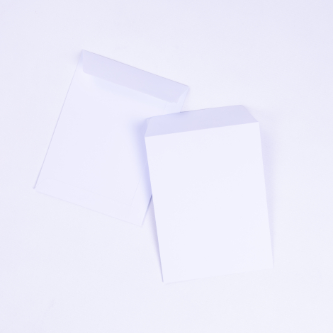White envelope, 13x17 cm / 100 pcs - Bimotif