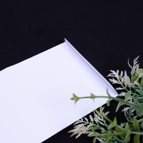 White envelope, 9x13 cm / 10 pcs - Bimotif (1)