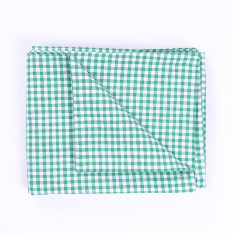 Gingham picnic tablecloth, mint / 160x160 - Bimotif