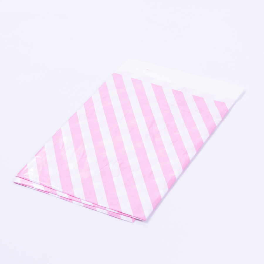 Liquid Proof Disposable Tablecloth, Powder Grid, 120x185 cm / 5 pcs - 2