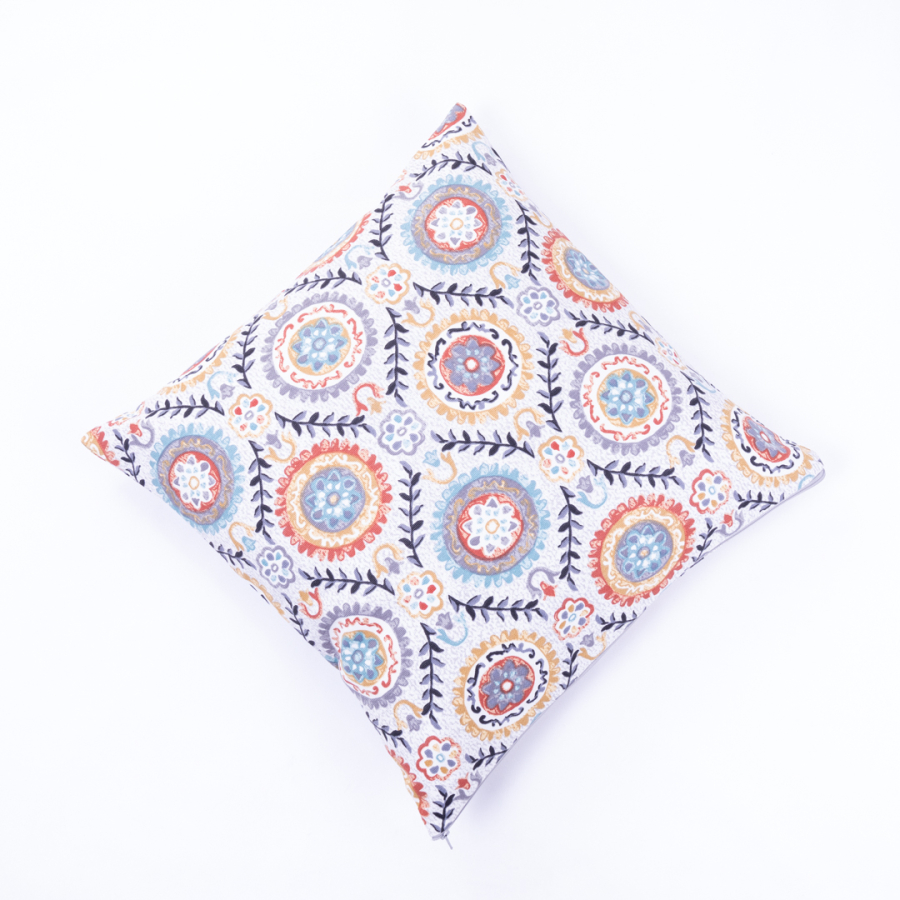 Ethnic Pattern Zipped Cushion Cover 45x45 cm - 1