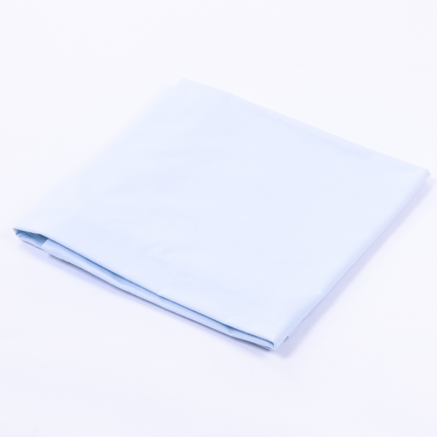 Organic cotton baby sheet, 100x150 cm / Light Blue - 1