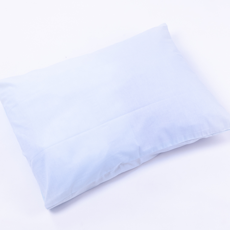 Organic cotton baby pillowcase, 35x45 cm / Light Blue - 1