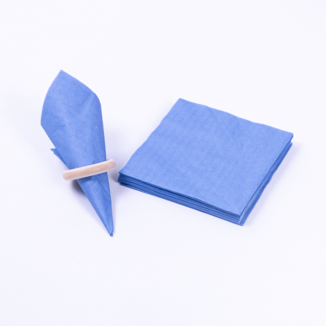 3-ply paper napkin 16 pcs, 33x33 cm / Navy blue - Bimotif