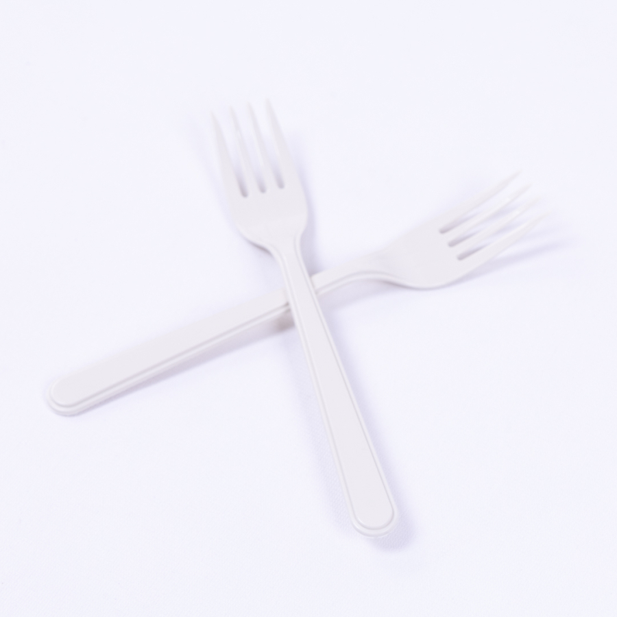 Plastic Disposable 24pcs Fork, White / 5 packs - 1