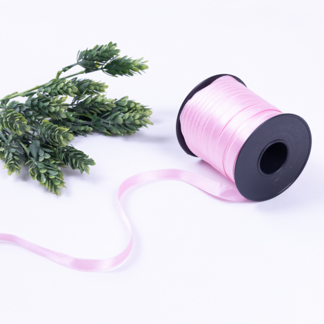 Pink satin ribbon, 10 mm / 2 metres - Bimotif