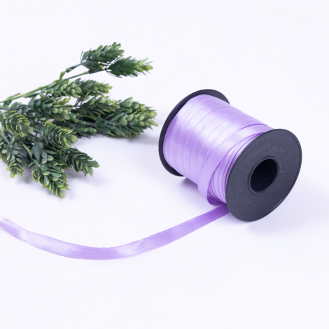 Lilac satin ribbon, 10 mm / 5 metres - Bimotif