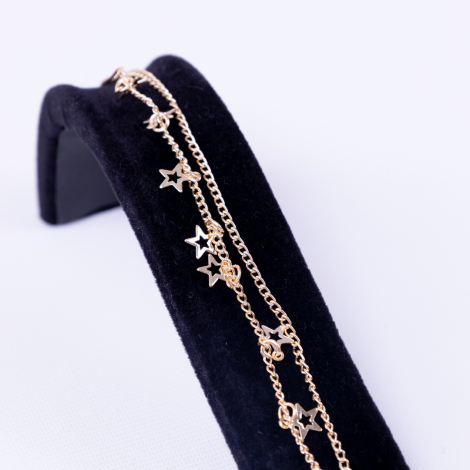 Chain anklet with star accessories - 3