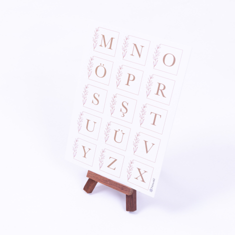 Wedding Alphabet Letter Set, 3.5 cm - Bimotif (1)
