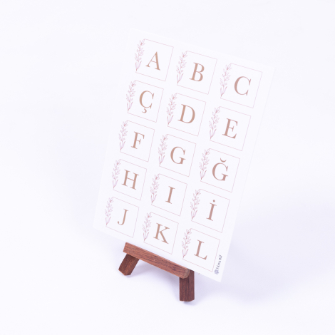 Wedding Alphabet Letter Set, 3.5 cm - Bimotif