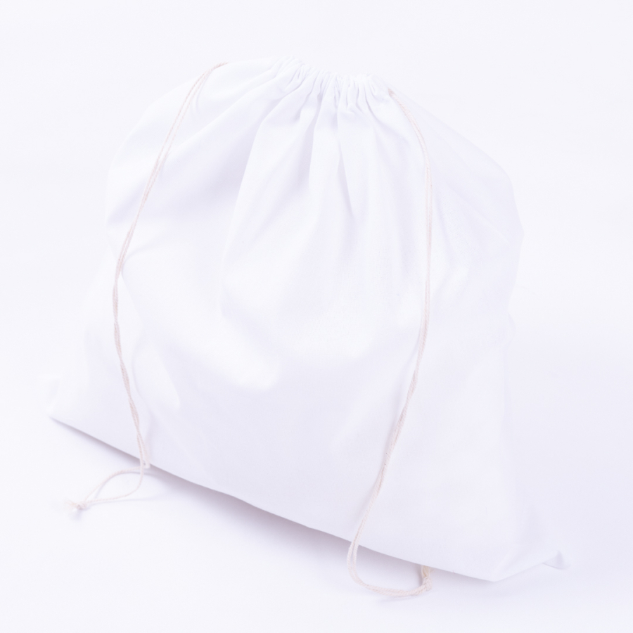 Raw cloth white bread bag, 40x40 cm - 1