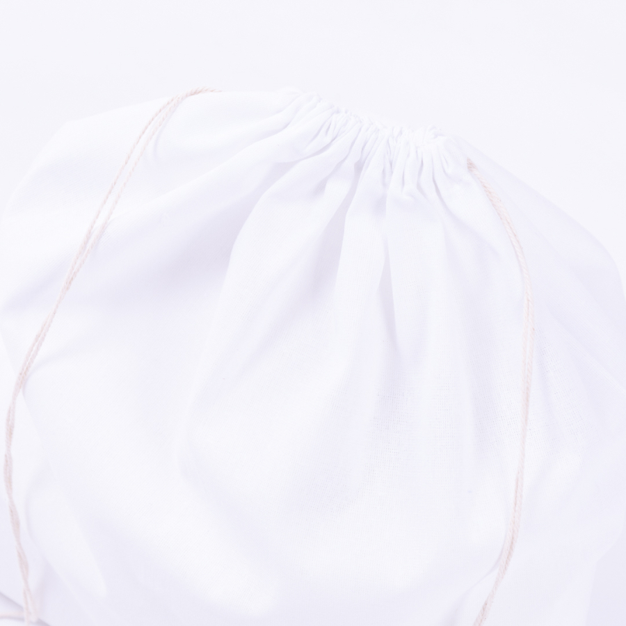 Raw cloth white bread bag, 40x40 cm - 2