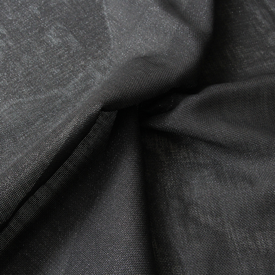 Glittered black coloured tablecloth / 140x240 cm - 2