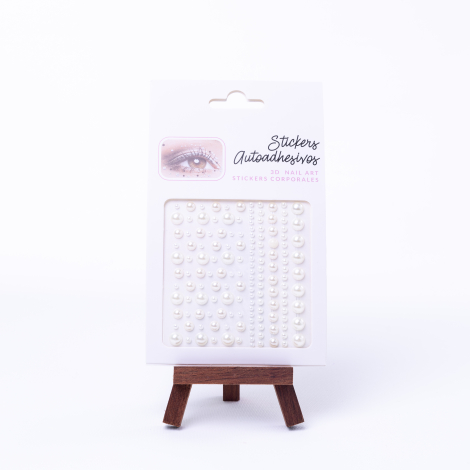 Face and body sticker with mixed pearls / make-up stone / 1 box - Bimotif
