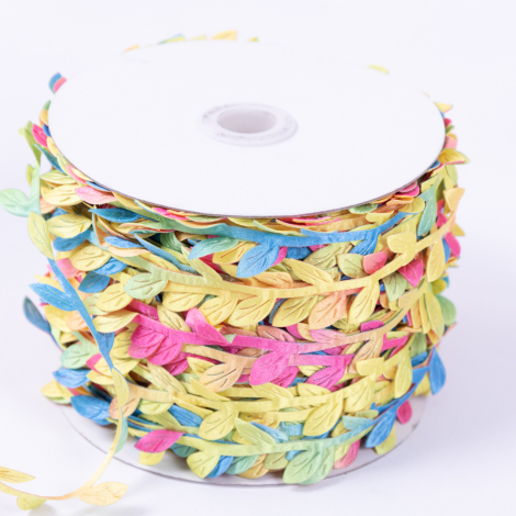 Decorative Colorful leaf ribbon / 2 metres - Bimotif