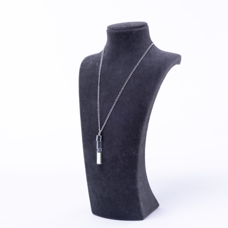 Silver plated chain necklace for luck - Bimotif