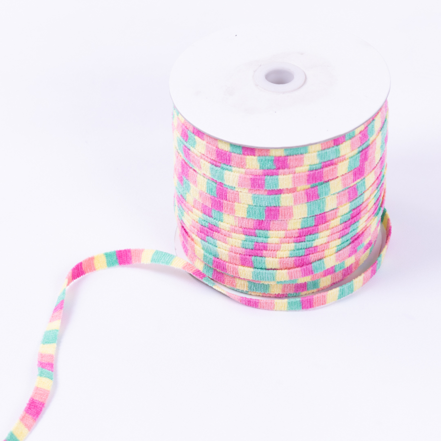 Coloured Towel fabric tape, 1 cm / 2 metres - 1
