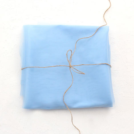 Dream tulle, romantic / Light Blue (5 metres) - Bimotif