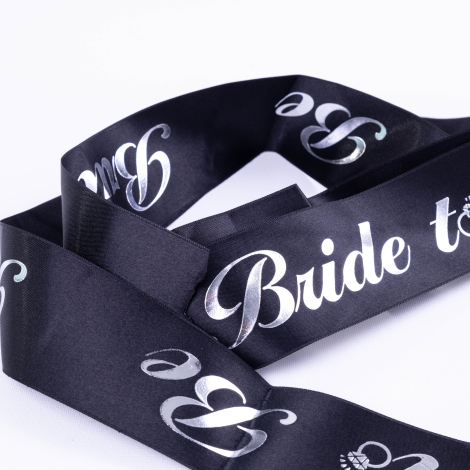 Bride To Be Belt, Silver - Bimotif