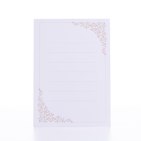 Wedding and invitation card, note can be written on the back, decorative candles, 12x17 cm / 25 pcs - Bimotif (1)