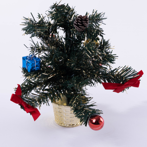 Christmas pine tree with gift ornaments, 30 cm / 1 piece - Bimotif (1)