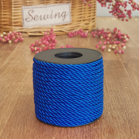 Night blue cord, 4 mm / 5 metres - Bimotif