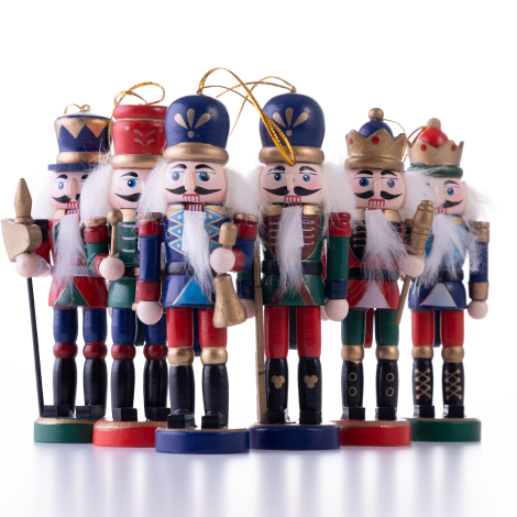 Christmas ornament Nutcracker set, 13 cm / 6 pcs - Bimotif