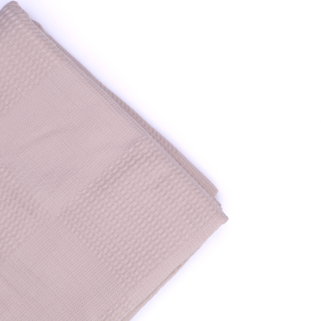 Pique baby blanket, 110x110 cm / Mink color - Bimotif