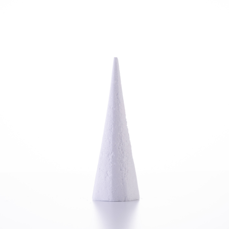 Foam white cone, 20 cm / 1 piece - Bimotif